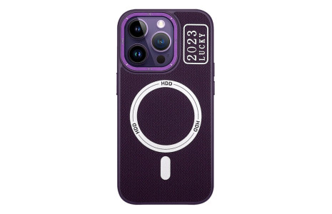 HDD iPhone 13 Pro Max Kılıf HBC-157 Granada Magneticsafe Kapak - Derin Mor