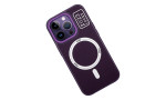 HDD iPhone 13 Pro Max Kılıf HBC-157 Granada Magneticsafe Kapak - Derin Mor