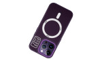 HDD iPhone 13 Pro Max Kılıf HBC-157 Granada Magneticsafe Kapak - Derin Mor