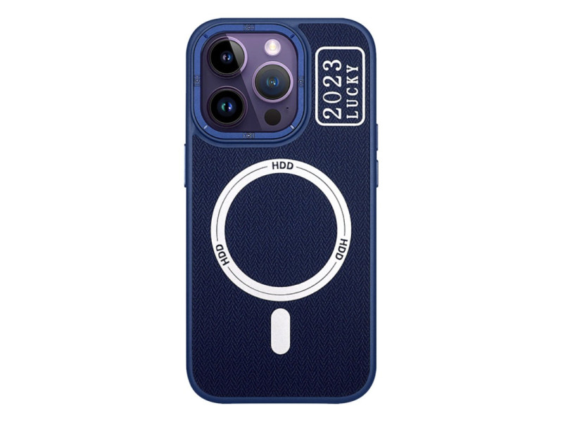 HDD iPhone 13 Pro Max Kılıf HBC-157 Granada Magneticsafe Kapak - Lacivert