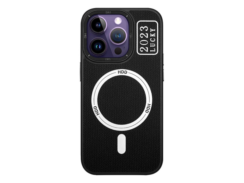 HDD iPhone 13 Pro Max Kılıf HBC-157 Granada Magneticsafe Kapak - Siyah