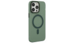 Newface iPhone 13 Pro Max Kılıf Lodos Magneticsafe Mat Kapak - Köknar Yeşili