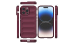 Newface iPhone 13 Pro Max Kılıf Optimum Silikon - Bordo