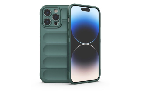 Newface iPhone 13 Pro Max Kılıf Optimum Silikon - Koyu Yeşil