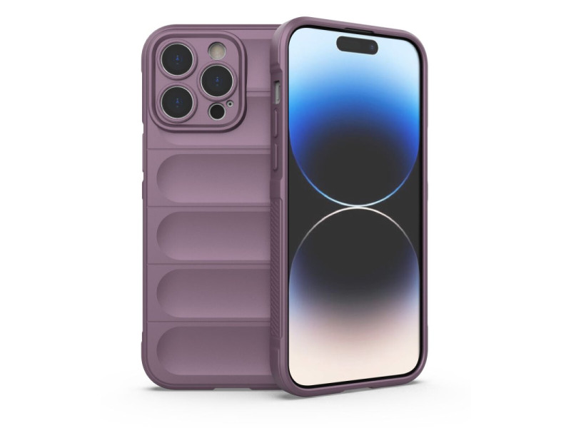 Newface iPhone 13 Pro Max Kılıf Optimum Silikon - Mor