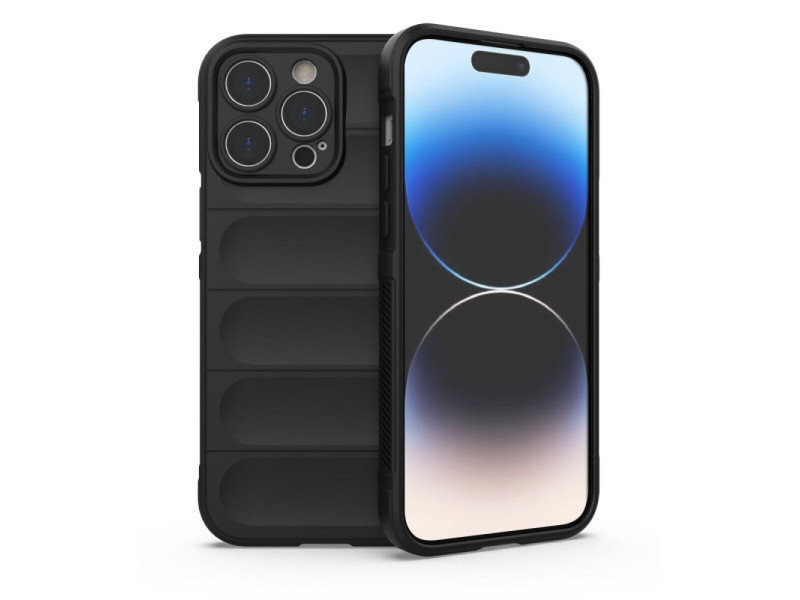 Newface iPhone 13 Pro Max Kılıf Optimum Silikon - Siyah