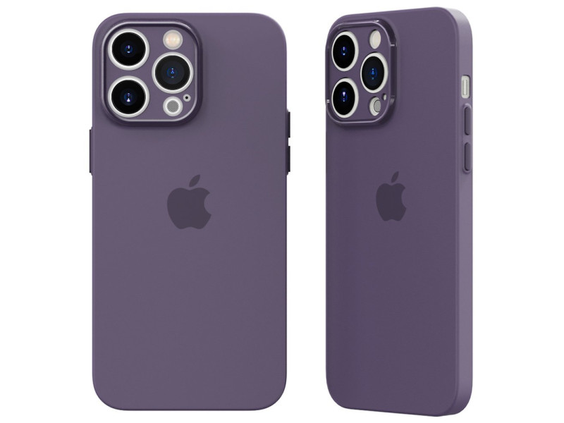 Newface iPhone 13 Pro Max Kılıf Puma Silikon - Koyu Mor