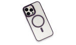 Newface iPhone 13 Pro Max Kılıf Room Magneticsafe Silikon - Bordo