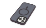 Newface iPhone 13 Pro Max Kılıf Trex Magneticsafe Kapak - Derin Mor
