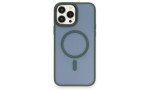 Newface iPhone 13 Pro Max Kılıf Trex Magneticsafe Kapak - Koyu Yeşil