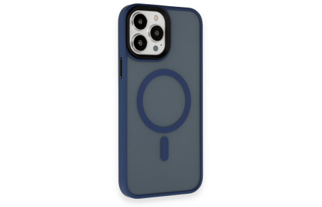 Newface iPhone 13 Pro Max Kılıf Trex Magneticsafe Kapak - Lacivert