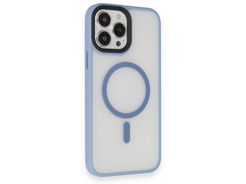 Newface iPhone 13 Pro Max Kılıf Trex Magneticsafe Kapak - Sierra Blue