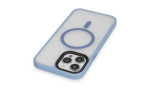Newface iPhone 13 Pro Max Kılıf Trex Magneticsafe Kapak - Sierra Blue