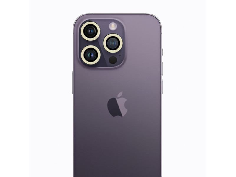 Newface iPhone 13 Pro Neon Fosforlu Kamera Lens - Beyaz