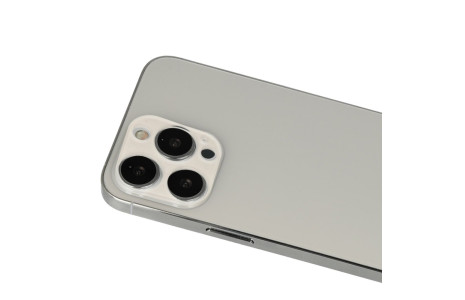 Newface iPhone 13 Pro Rainbow Kamera Lens Koruma Cam - Beyaz