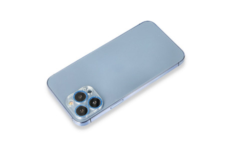 Newface iPhone 13 Pro Shine Kamera Lens Koruma Cam - Mavi