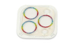 Newface iPhone 13 Pro Shine Kamera Lens Koruma Cam - Rainbow