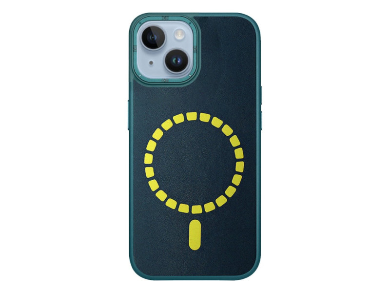 HDD iPhone 14 Kılıf HBC-156 Forum Magneticsafe Kapak - Koyu Yeşil