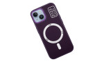 HDD iPhone 14 Kılıf HBC-157 Granada Magneticsafe Kapak - Derin Mor