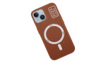 HDD iPhone 14 Kılıf HBC-157 Granada Magneticsafe Kapak - Kahverengi