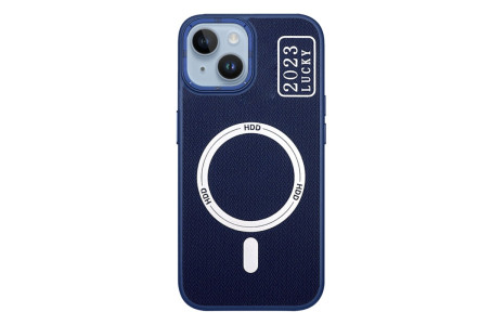 HDD iPhone 14 Kılıf HBC-157 Granada Magneticsafe Kapak - Lacivert