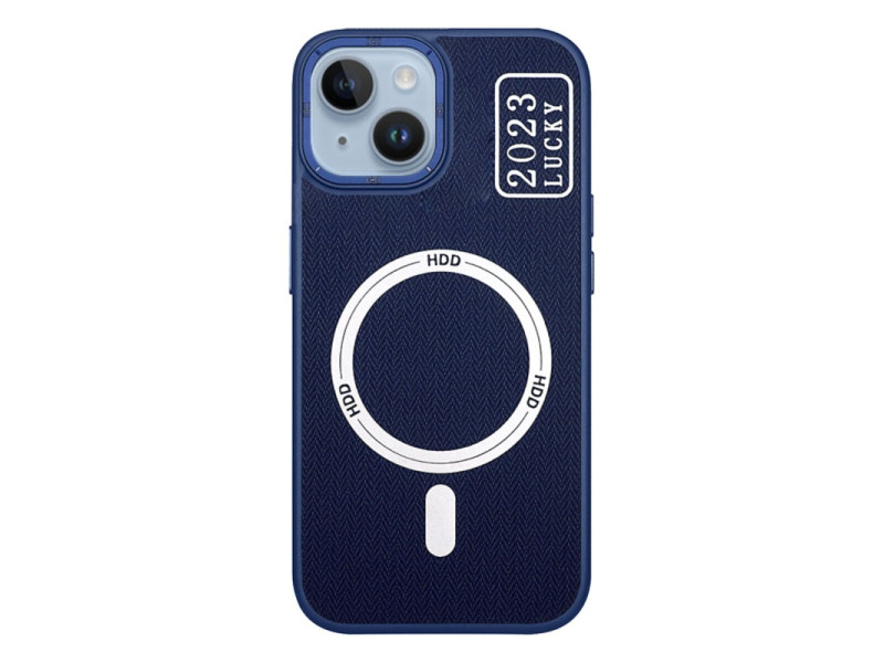 HDD iPhone 14 Kılıf HBC-157 Granada Magneticsafe Kapak - Lacivert