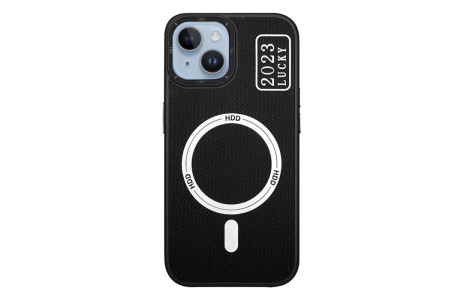 HDD iPhone 14 Kılıf HBC-157 Granada Magneticsafe Kapak - Siyah
