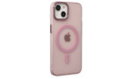 Newface iPhone 14 Kılıf Lodos Magneticsafe Mat Kapak - Pembe
