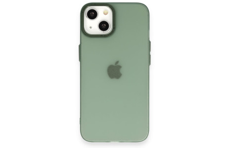 Newface iPhone 14 Kılıf Modos Metal Kapak - Koyu Yeşil