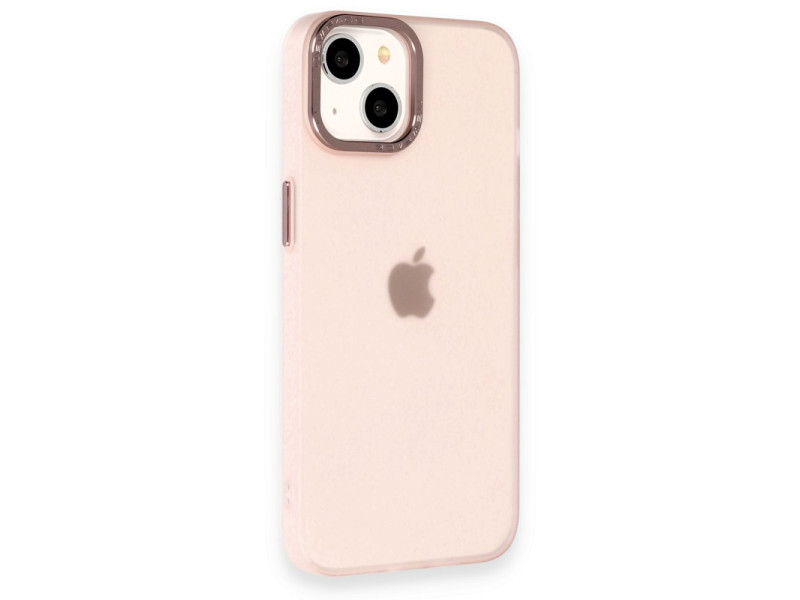 Newface iPhone 14 Kılıf Modos Metal Kapak - Pembe