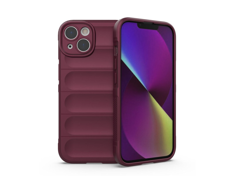 Newface iPhone 14 Kılıf Optimum Silikon - Bordo