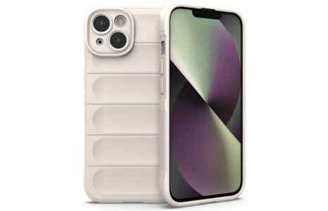 Newface iPhone 14 Kılıf Optimum Silikon - Krem