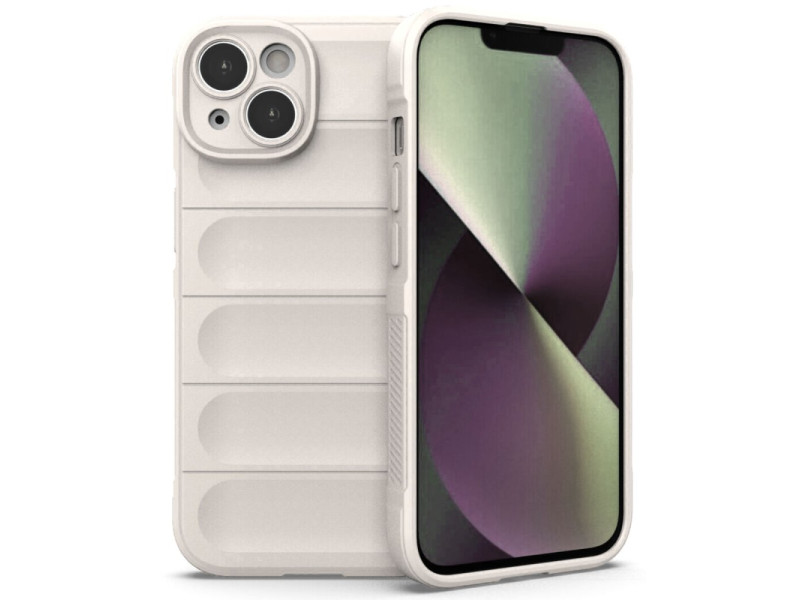 Newface iPhone 14 Kılıf Optimum Silikon - Krem