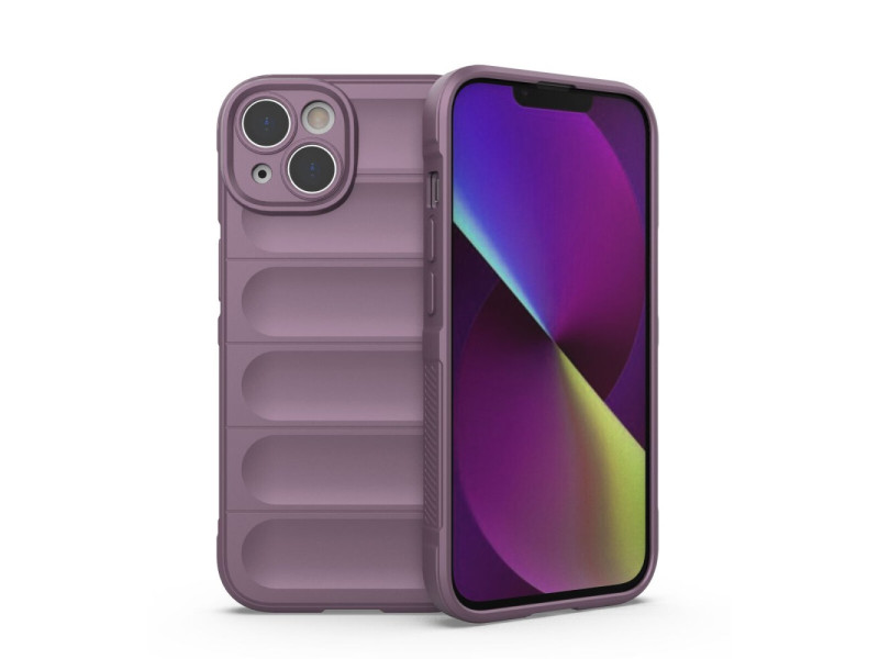 Newface iPhone 14 Kılıf Optimum Silikon - Mor