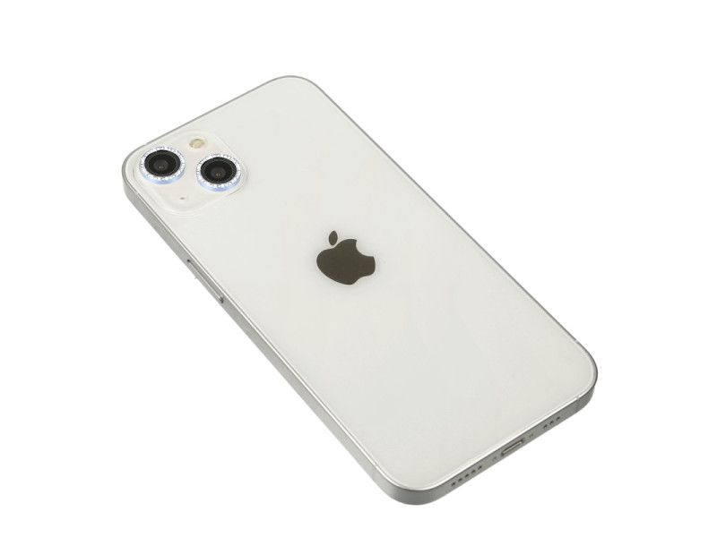 Newface iPhone 14 Plus Diamond Kamera Lens - Sierra Blue