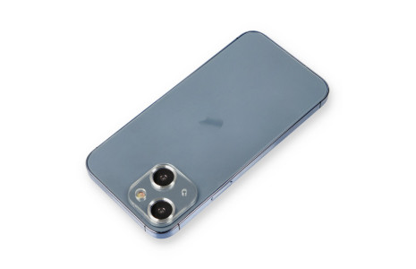 Newface iPhone 14 Plus Metal Kamera Lens Koruma Cam - Gümüş