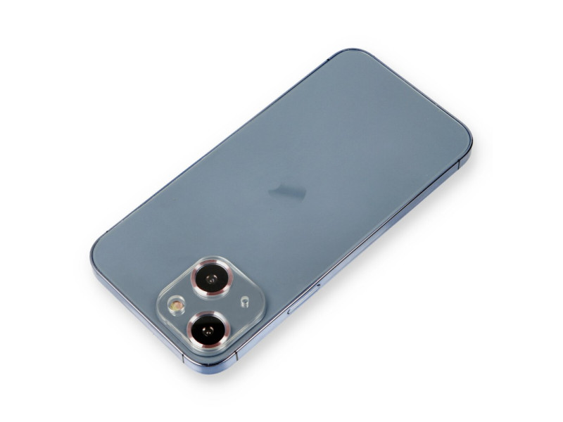 Newface iPhone 14 Plus Metal Kamera Lens Koruma Cam - Mor