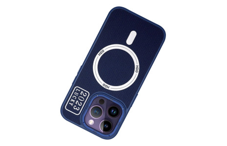 HDD iPhone 14 Pro Kılıf HBC-157 Granada Magneticsafe Kapak - Lacivert