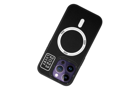 HDD iPhone 14 Pro Kılıf HBC-157 Granada Magneticsafe Kapak - Siyah