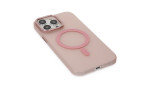 Newface iPhone 14 Pro Kılıf Lodos Magneticsafe Mat Kapak - Pembe