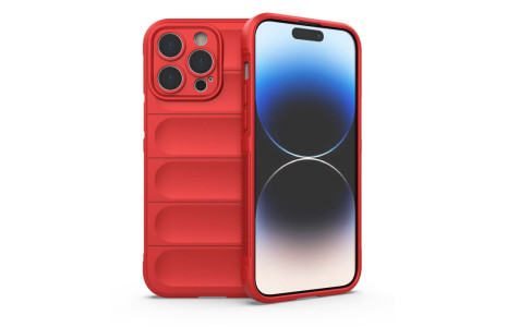 Newface iPhone 14 Pro Kılıf Optimum Silikon - Kırmızı