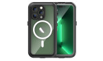 Newface iPhone 14 Pro Kılıf Red Pepper Magneticsafe Su Geçirmez Kılıf - Siyah-Gri