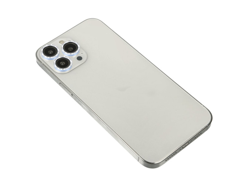 Newface iPhone 14 Pro Max Diamond Kamera Lens - Sierra Blue