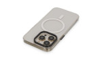 Newface iPhone 14 Pro Max Kılıf Anka PC Magneticsafe Sert Metal Kapak - Şeffaf