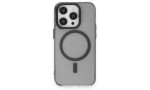 Newface iPhone 14 Pro Max Kılıf Anka PC Magneticsafe Sert Metal Kapak - Siyah