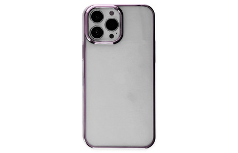 Newface iPhone 14 Pro Max Kılıf Element Silikon - Lila