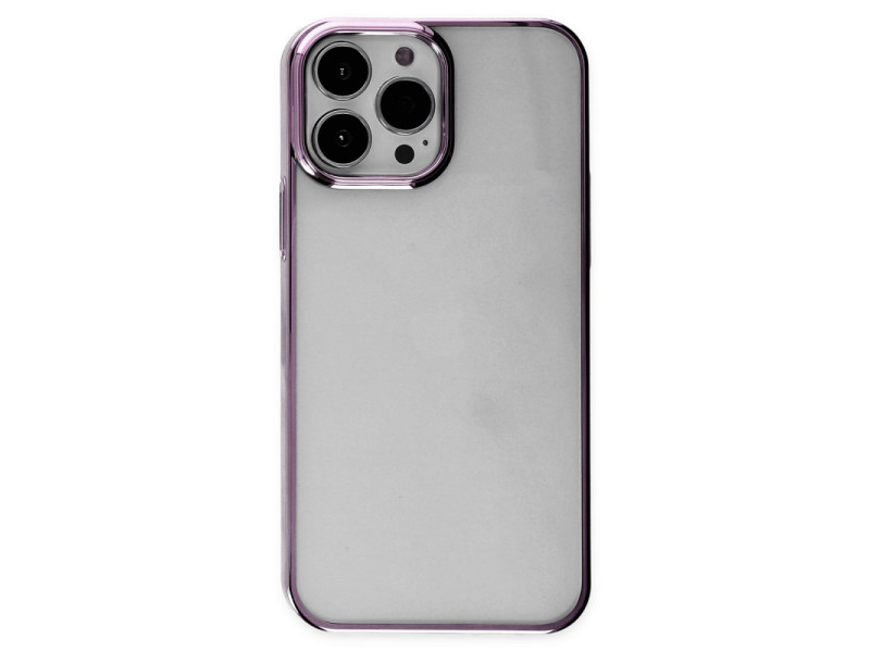 Newface iPhone 14 Pro Max Kılıf Element Silikon - Lila