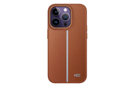HDD iPhone 14 Pro Max Kılıf HBC-155 Lizbon Kapak - Kahverengi