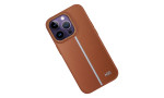 HDD iPhone 14 Pro Max Kılıf HBC-155 Lizbon Kapak - Kahverengi
