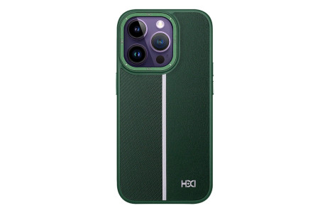 HDD iPhone 14 Pro Max Kılıf HBC-155 Lizbon Kapak - Koyu Yeşil